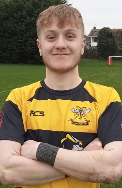 Oscar Willington - three tries and kicked well for Llangwm